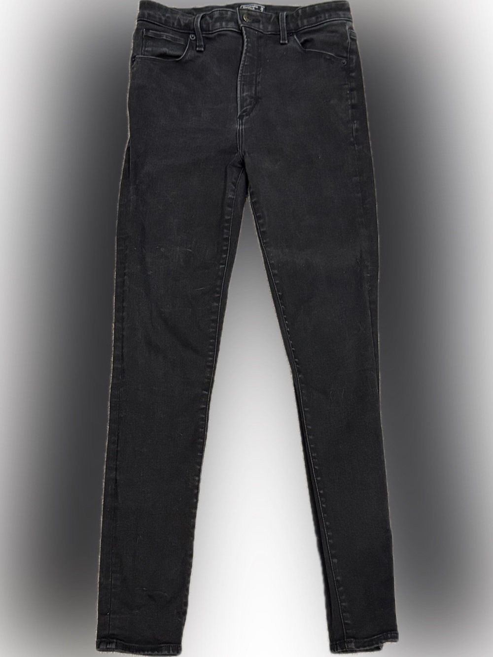 Abercrombie & Fitch Women's Black Simone High Rise Super Skinny Jeans 6R/28
